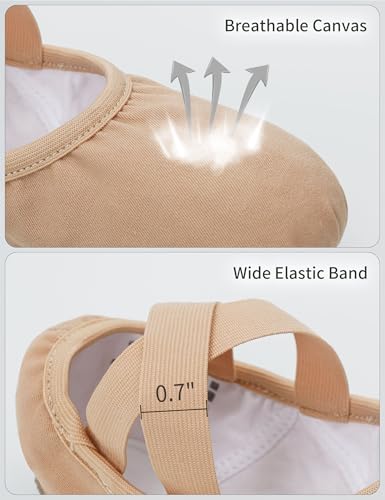 Dayrose Women Ballet Shoes, Highly Stretchy Split Sole Ballet Flats for Women