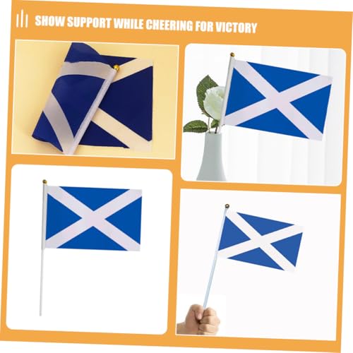 Drapeaux Écossais À Main de petite taille pour décorations de fêtes et rassemblements - 6