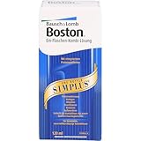Bausch & Lomb Boston Simplus todo en uno duro para lentes de contacto solución 120 ml