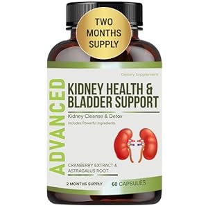 NutraPro Kidney Cleanse Detox & Repair and Bladder Support- Kidney Support Supplement for Kidney Restore with Chanca Piedra,Cranberry, Juniper Berries for Detox and Bladder Health.60 Day Supply.