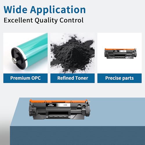 Toner W1350X 135X avec puce noir compatible HP LaserJet M209dw
