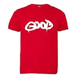 Youth Good Evil Optical Illusion Angel Devil HQ Tee-Red-S