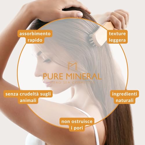 Pure Mineral - Shampoo Nutriente All'olio Di Cocco - Rinforza E Illumina I Capelli Secchi - Vitamine E Minerali - Senza Solfati, Parabeni, Petrolati - 500Ml - 5