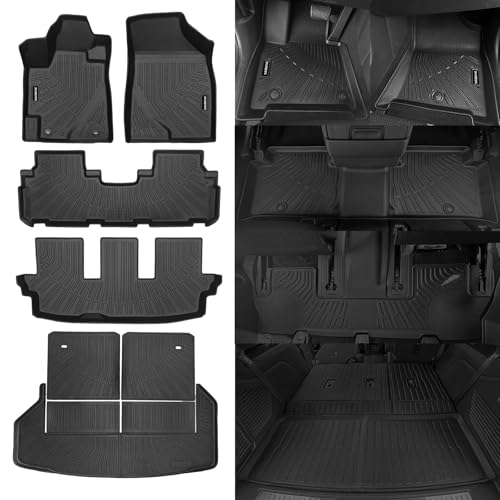 Naibeve Floor Mats for 2008-2013 Toyota Highlander - All Weather for...