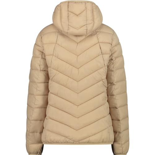 Chaqueta acolchada mujer abrigo con capucha fija de invierno 2