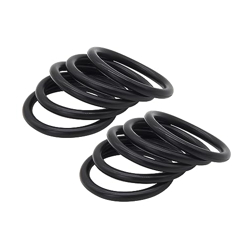 MEFONKOU Bumper Quick Release Replacement O Rings, Bumper Rubber Fender Fasteners Bands Washers for Car Bumpers (10/Pack)