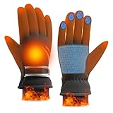 [HORADON] アウトドアグローブ 防寒手袋 メンズ 【3秒で自発熱・極暖38℃恒温・裏起毛・タッチパネル対応】 グローブ 冬 保温 グローブ 滑り止め 抗菌防臭 撥水 防風 スポーツ ランニング 釣り 作業 スキー 通勤 通学 バイク 自転車 (ブラック, Free Size)
