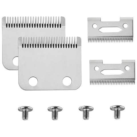 2Pack Hair Replacement 1045 Blades Set Compatible with Wahl Trimmers 9100, 9200, 9400, 9600, 9700, 8640-500, 8645-500, 8643-500, M/C, S/C,79470 Cover