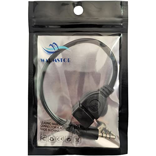 Warmstor 3.5Mm (1/8 Inch) Aux Audio Plug Male To Usb 2.0 Female Otg Adapter Converter Cable For Playing Music With U-Disk In Your Car #TOP6
