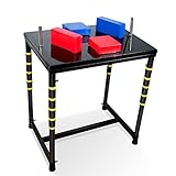 INNOLIFE Arm Fighting Competition Table，Professional Arm Wrestling Table, Standard Duo Training, Blue Red