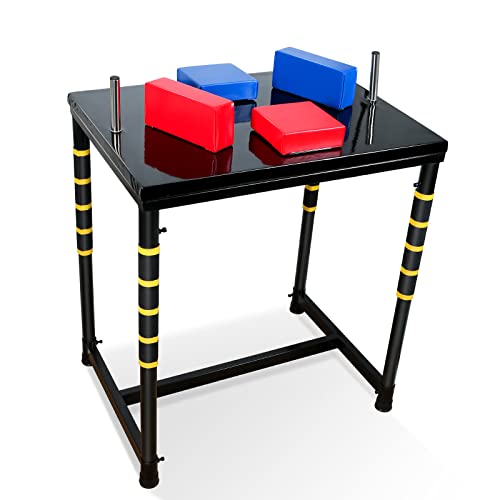INNOLIFE Arm Fighting Competition Table?Professional Arm Wrestling Table, Standard Duo Training, Blue Red
