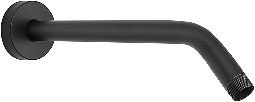 Miniatura 17 de HarJue Brazo de ducha con brida y cinta de teflón, brazo de tubo de ducha montado en la pared de acero inoxidable 304 para cabezal de ducha fijo