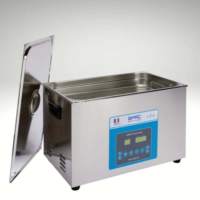 BPAC - Limpiador ultrasónico Pro con depósito de 20 litros - Turbo + Sweep + Degas - Limpiador ultrasónico de potencia 480 W - Dispositivo ultrasónico profesional - Marca francesa