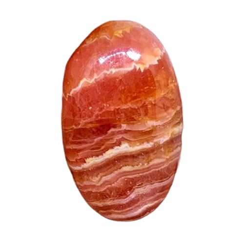 Rhodochrosite naturelle ovale 25x14x5mm à base plate pour sertissage