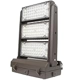 Rotatable 240W LED Wall Pack Light with Dusk to...