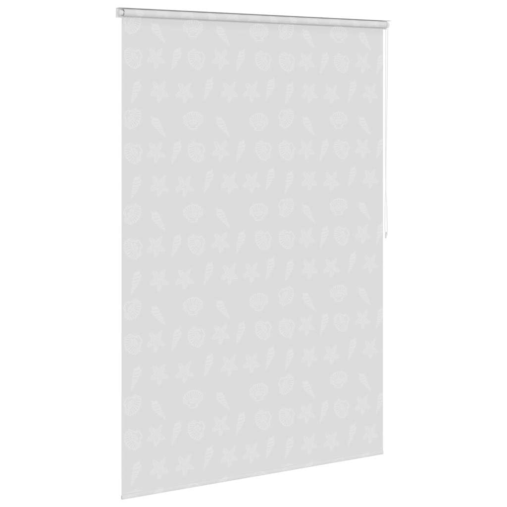 Generico Rideau de douche 160 x 240 cm avec étoile de mer, EVA résistant à l'eau et séchage rapide, corde de traction montable des deux côtés, facile à monter