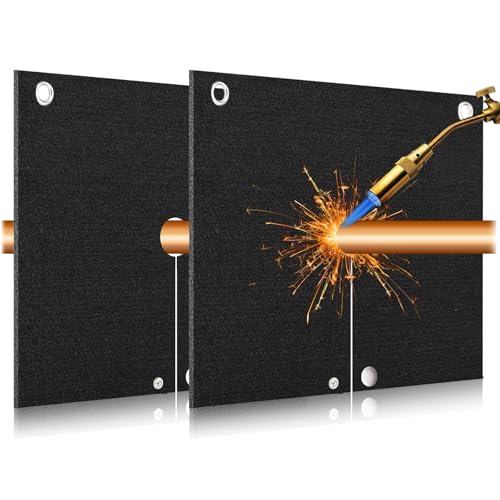 kaidun HVAC Tools Welding Blanket Fireproof, 2 Pack 12