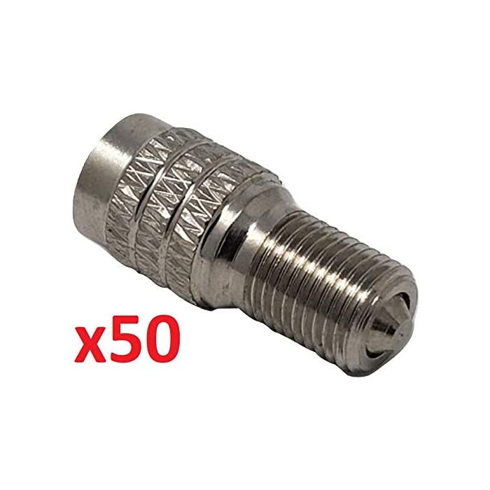 40 Pcs Double Seal Valve Stem Caps - Metal Air Caps For Cars, Trailers, Boats