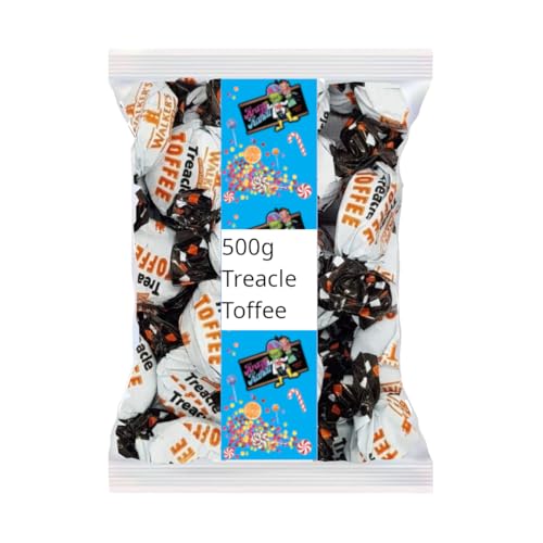 Walkers Treacle Toffee - 500g Bag | Authentic British Sweet | Rich & Buttery Classic Toffee Candy