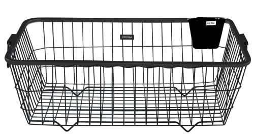 Image of Plantex GI Metal Dish Drainer Basket for Kitchen Utensils /Dish Drying Rack /Bartan Basket(Size - 56 x 43 x 20 cm /Black)