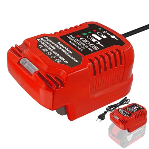 Chargeur pxc de rechange pour batterie Einhell Power X-Change 18 V, mini chargeur portable pour toutes les batteries PXC conviennent pour les voyages et la...