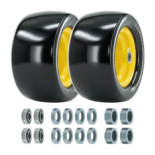 11x6.00-5 Flat Free Yellow Tire