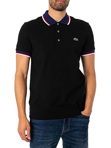 Preisvergleich Produktbild Lacoste Herren PH3461 Regular-Fit-Poloshirt von Paris, Noir, XL