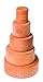Grimm's Set of 5 Small Wooden Stacking & Nesting Bowls, Natural