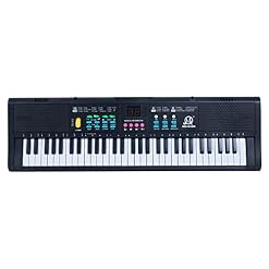 Piano électrique pour étudiant en piano,HUIOP 61 touches de musique numérique clavier électronique enfants piano électrique multifonctionnel pour piano étudiant avec interface microphone instrument de - Les Beatles, Paul McCartney, John Lennon, RIngo Starr, George Harrison