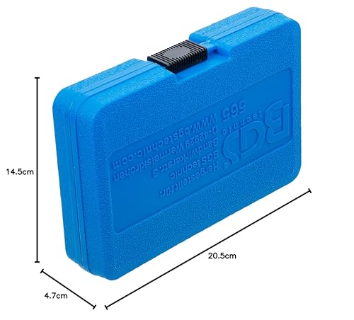 BGS 565 | Locheisen-Satz | 9-tlg. | 3 - 12 mm | inkl. Kunststoff-Koffer | Stanzeisen-Set