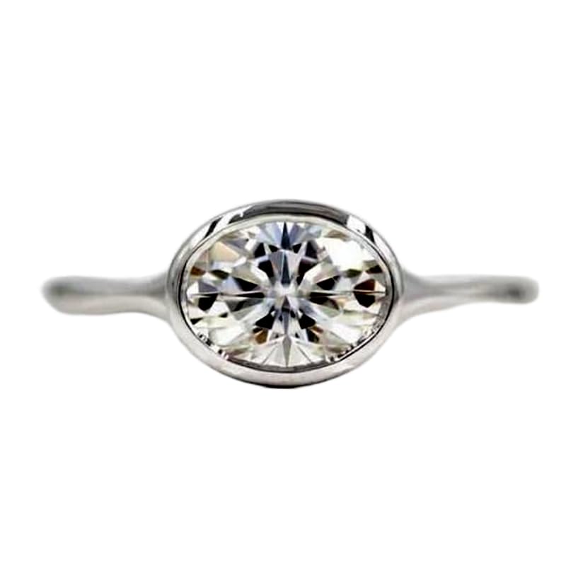 Bague solitaire en argent idéal cadeau anniversaire LK_DHR_0489