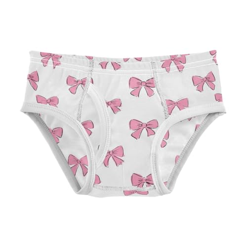 Wusikd Pink Bow (3) Boys' Underwear Cotton Boys Briefs Soft Toddler Underwear 2T