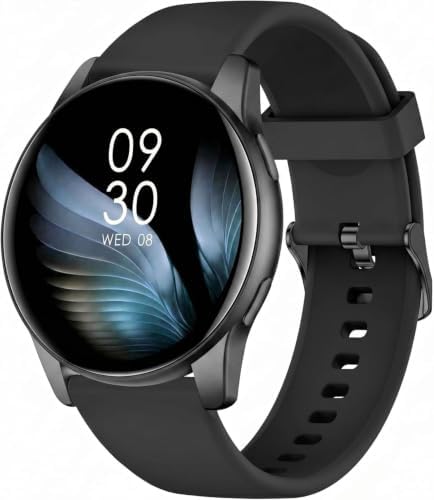AcclaFit Smartwatch Damen Herren, 1.38 Zoll HD-Display Smart Watch mit Bluetooth Anrufe, Fitness Tracker mit Herzfrequenz SpO2 Schlafmonitor Schrittzähler, IP68 Wasserdicht Fitness