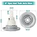 Sthovd 212-7639-STS Hot Tub Replacement Jets 5
