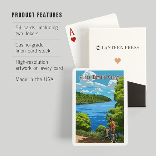 Baraja de Poker Estilo Prince Edward County 52 Cartas miniatura 3