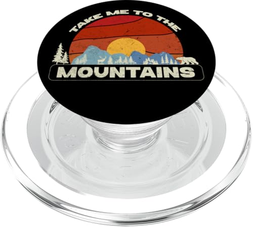 Portami in montagna Escape Natura Amante Escursionismo PopSockets PopGrip per MagSafe