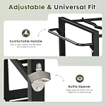 Outdoor Grill Table for Big Green Egg, BBQ Cart with Lockable Wheels - Image 5