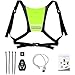 XWT 48 LED Chaleco Reflectante Bicicleta Chaleco con Luces Intermitentes Carga USB...