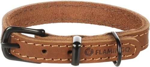 Halsband Montana Leder Cognac XS 19,5-25,5CM 12MM