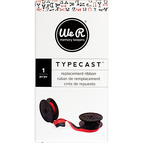 We R Memory Keepers 0718813102988 Type Cast-Typewriter Ribbon-Red and Black