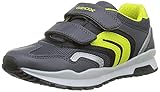 Geox Junior Boy J PAVEL A SNEAKERS DK GREY/LIME_37 EU