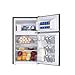 RCA - 2-Door - Compact Refrigerator/Freezer - Reversible Doors - Adjustable Thermostat - 3.2 Cu. Ft. - Black,