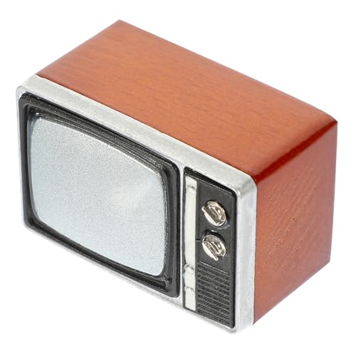 Fernseher Modell für Puppenhaus Retro Tv Möbel Deko Zubehör für...