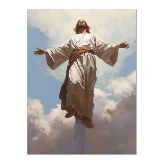 JOSUE Jesús Lienzo Cuadros Para BañO, Divina Misericordia Blanco roto Cuadros Lienzos Salón Dormitorio Comedor Decorativos -30x40cm Sin marco