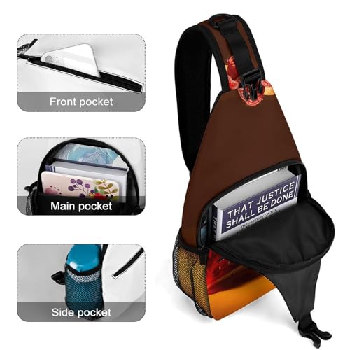 Mochila tipo sling para viajes y actividades casuales miniatura 4