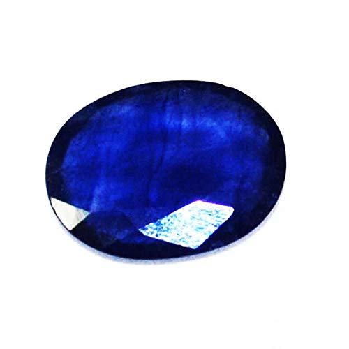 Saphir bleu Ceylone 9 carat Neelam cadeau précieux pour homme femme