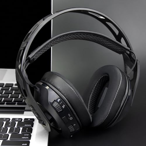 SOULWIT Repuestos Almohadillas para Plantronics (Poly) Rig 600 Pro (HS/HX), Rig 700(HD/HX/HS), Rig 700 Pro(HS/HX), Rig 800(HD/HS/LX), Rig 800 Pro(HD/HX/HS), Rig 900 Max HX Auriculares - Negro CG miniatura 4