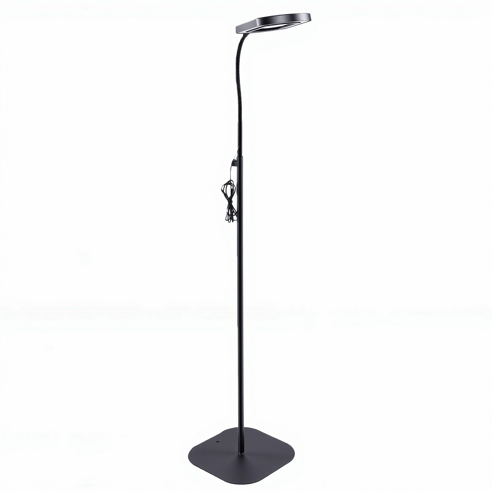 Eujgoov Lámpara de Aumento 10X con Luz LED Lupa 5 Modos de Color 3 Niveles de Brillo Abrazadera de Cuello de Cisne Flexible y Soporte para Manualidades Lectura Costura Fabricación de Joyas