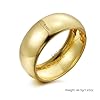 YMBYCM Gold Chunky Bangle Bracelets for Women Trendy Wide Chunky Cuff Bracelets Wrap Bracelet #3