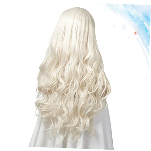 Balacoo Peruca Longa Encaracolada 3 Pecas halloween hallowen cômoda cosplay princesas confortável pr